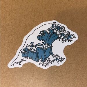 🌈20/$12🌈 Blue Wave Sticker